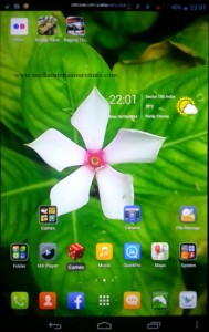 Wallpaper from shot image